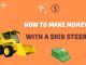 how to make money with askid steer